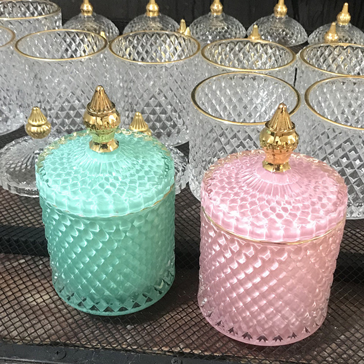 Wholesale Glass Candle Jar Glass Candle Container Glass Candle Jars