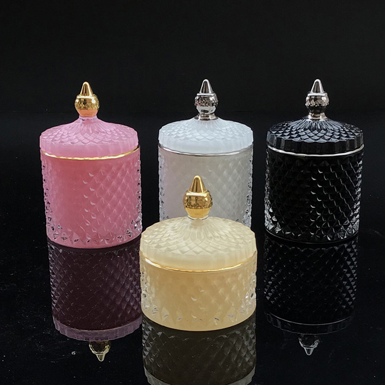 Wholesale Glass Candle Jar Glass Candle Container Glass Candle Jars