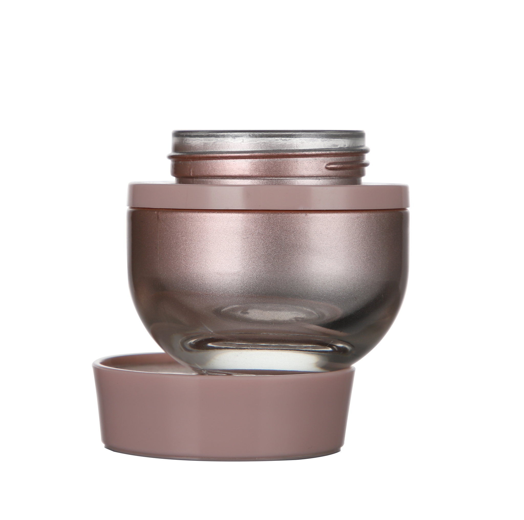 Wholesale Glass Cosmetic set of lotion pump bottle in 45ml 120ml 160ml and 30g 50g cream jar for skin care
