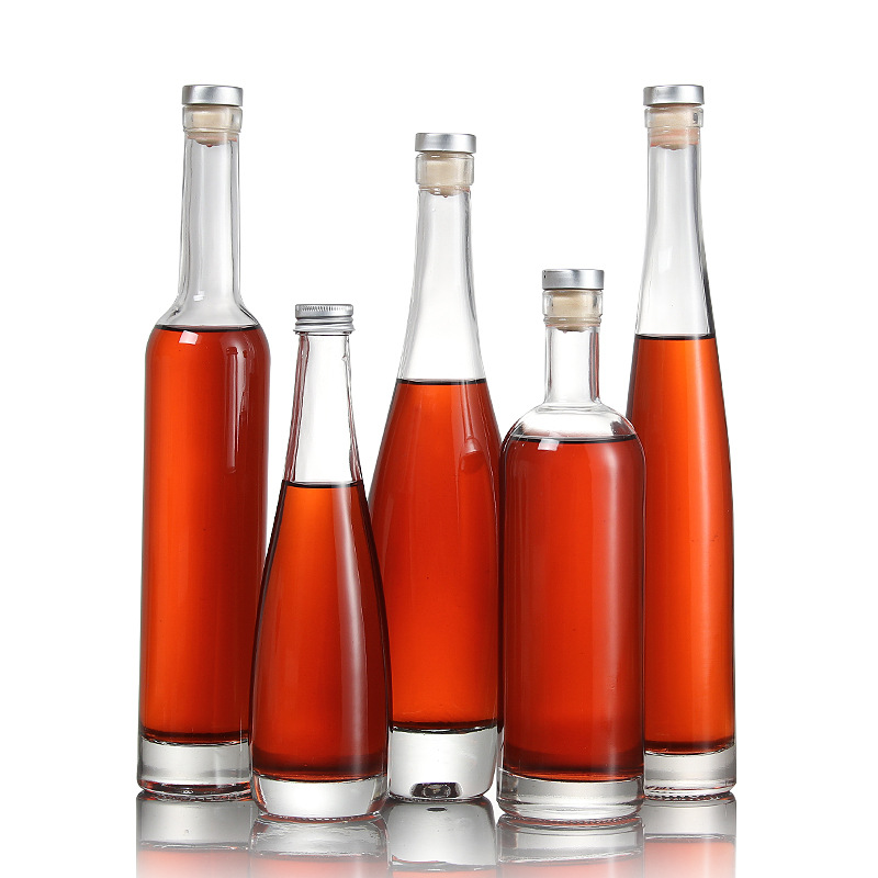 Wholesale Glass Drinking Wine Bottle 750Ml Clear Empty Garrafa De Vinho