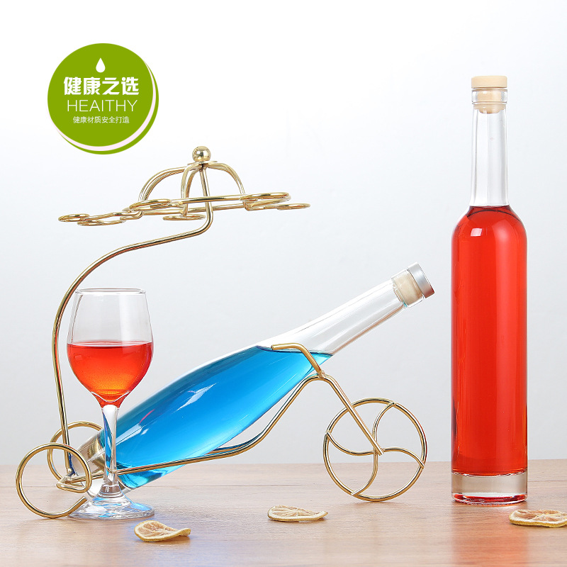 Wholesale Glass Drinking Wine Bottle 750Ml Clear Empty Garrafa De Vinho