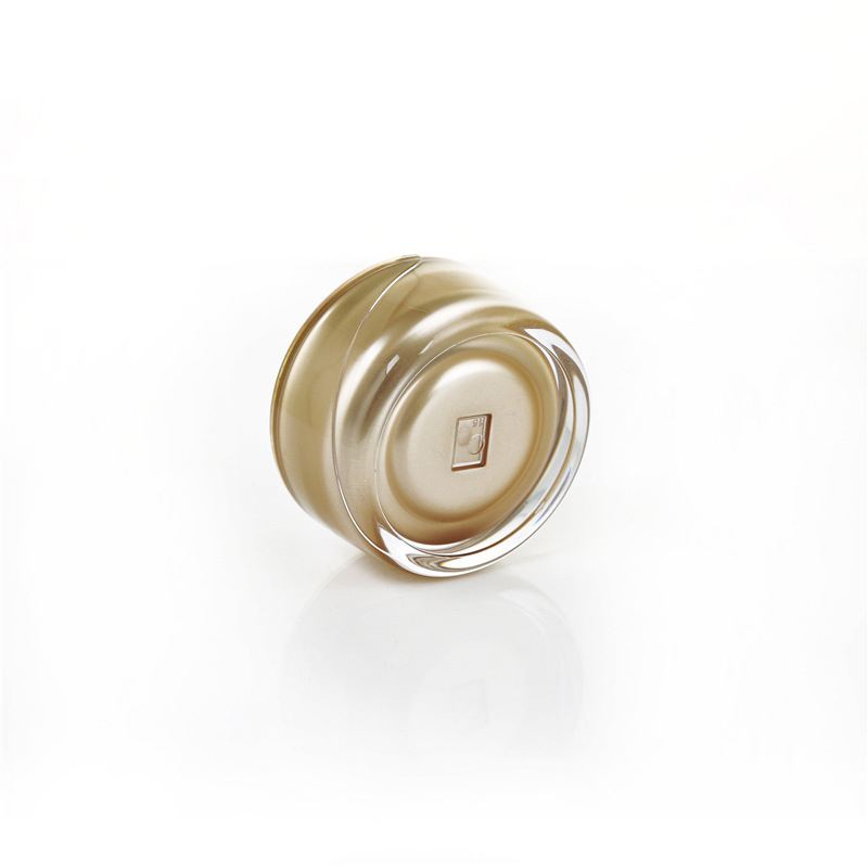 Wholesale Golden Yellow Luxury Jar Cosmetic Packaging, Cosmetic Packaging jar