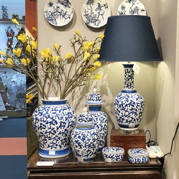 Wholesale Hand Painted Tableware Decorative Novelty Ceramic Storage Jar