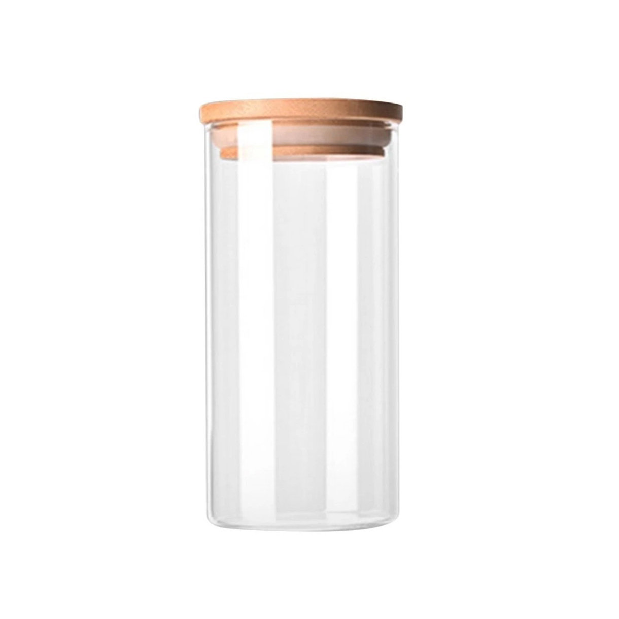 Wholesale Handmade High Borosilicate Glass Storage Bottles 300MLSealed Glass Jar For Kitchen Use