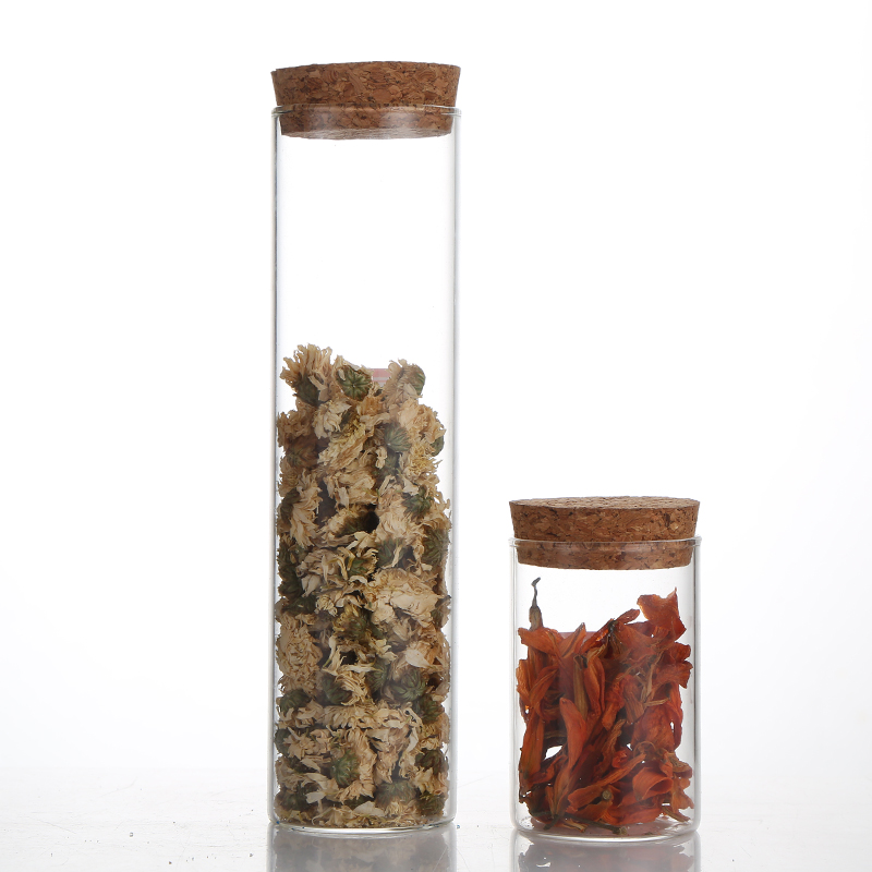 Wholesale High Borosilicate Glass With Wooden Cork Customized Multiple Specifications