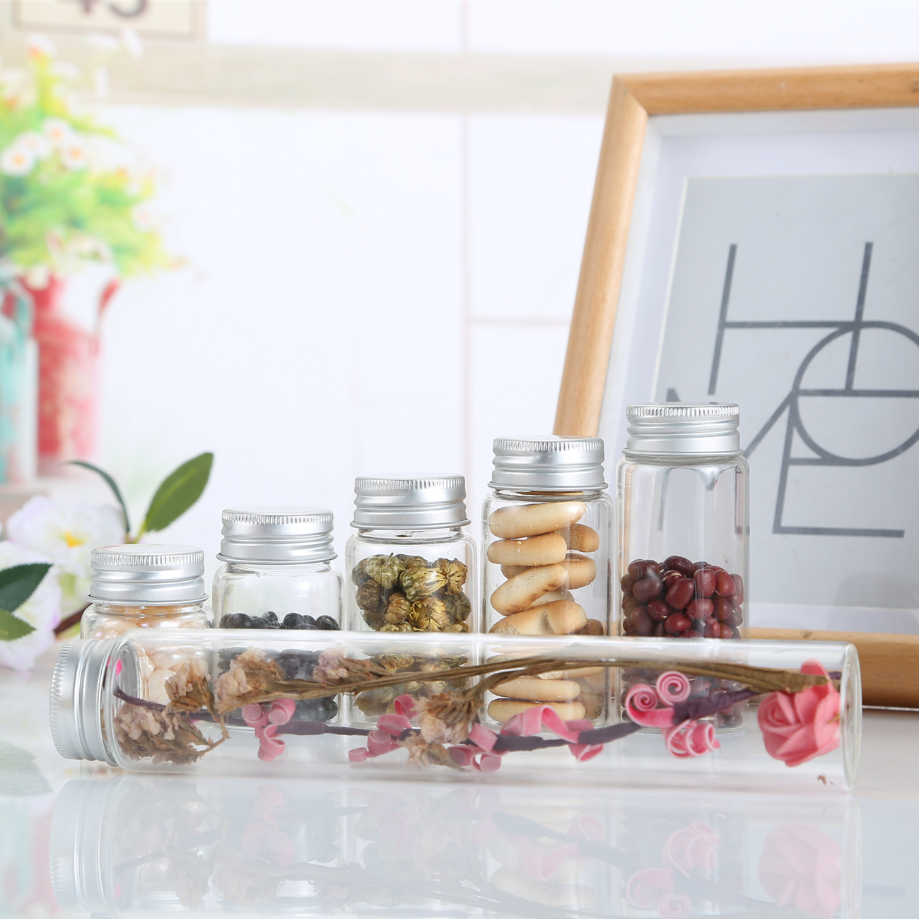 Wholesale High Quality Clear Empty Glass Sterile Vials Glass Vial Glass Test Tube With Screw Cap