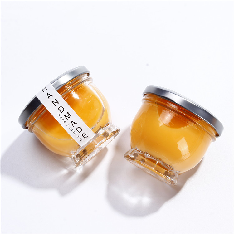 Wholesale High Quality Empty Food Storage Glass Jars Small Glass Container Jar