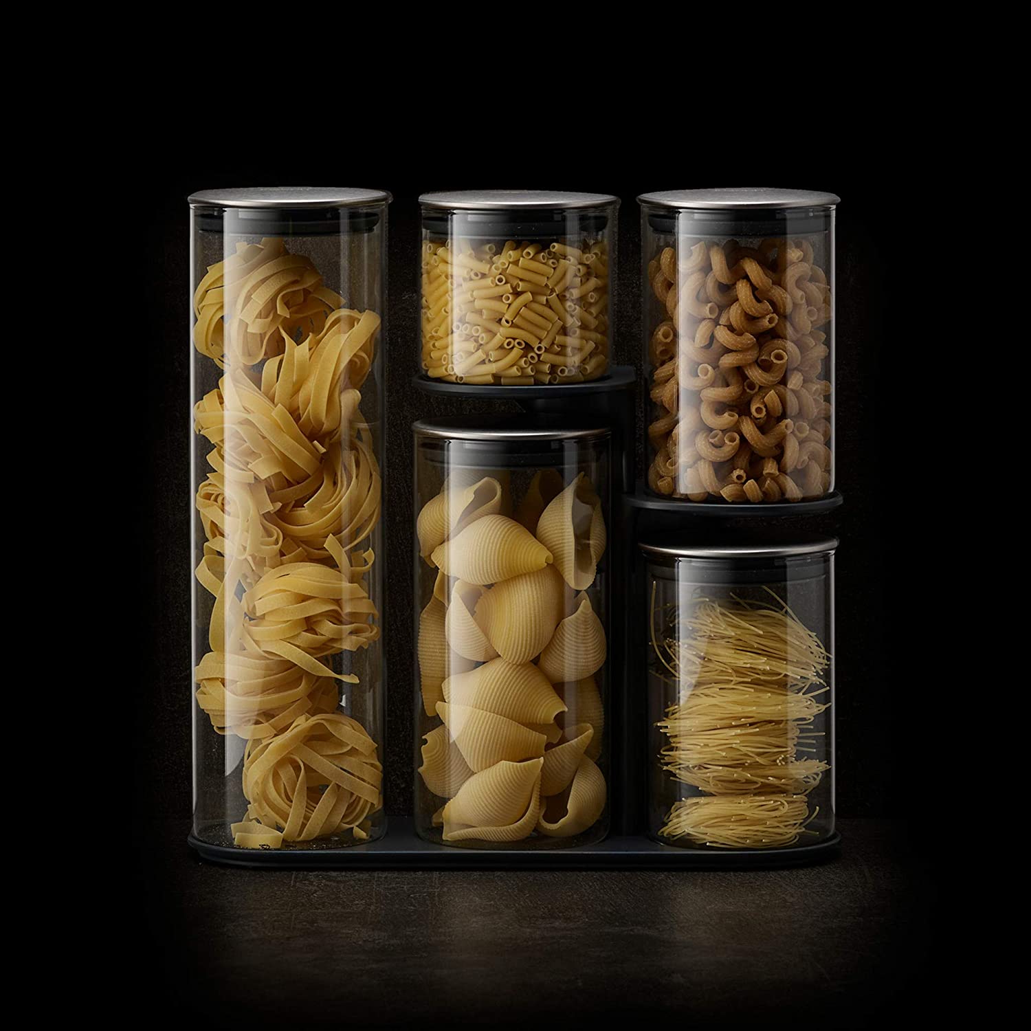 Wholesale High Quality High Borosilicate China Made Bamboo Lid Bulk Glass Jars