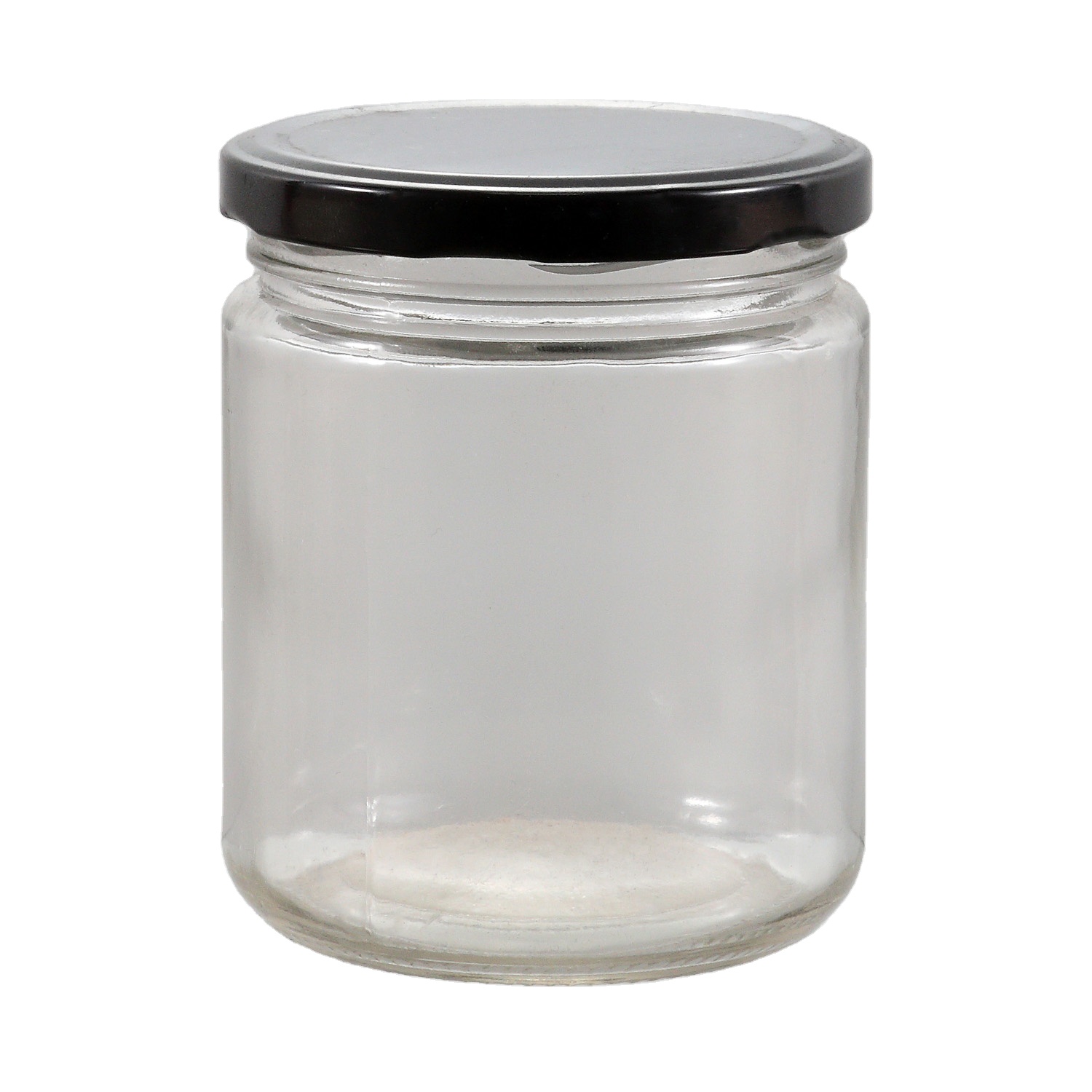 Wholesale High Quality Multiple Capacities Food Empty Clear Round Glass Jar with Lid 50ml 100ml