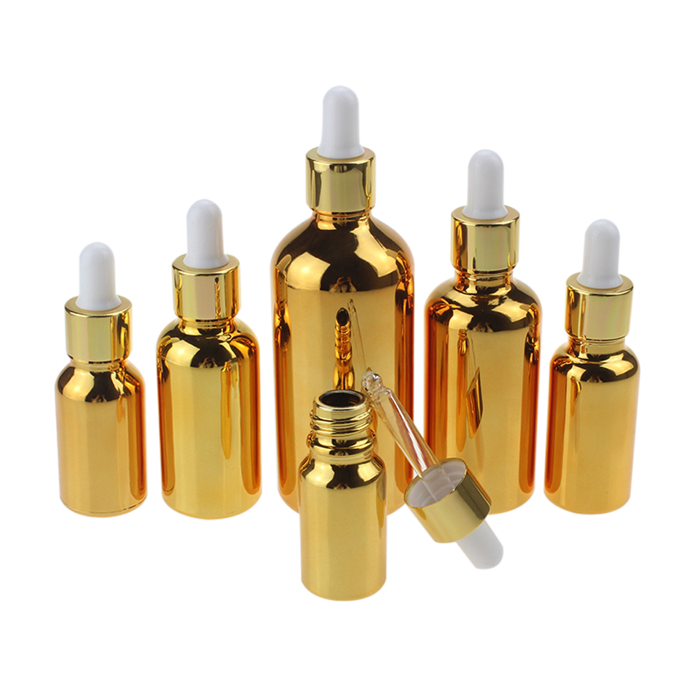 Wholesale High Quality Quick Shipping New Luxury Design 100ml Sliding Perfume Gold Glass Spray Bottles with Pump