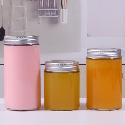 Wholesale High Temperature Resistant Straight Small Jam Bottle Bird'S Nest Bottle