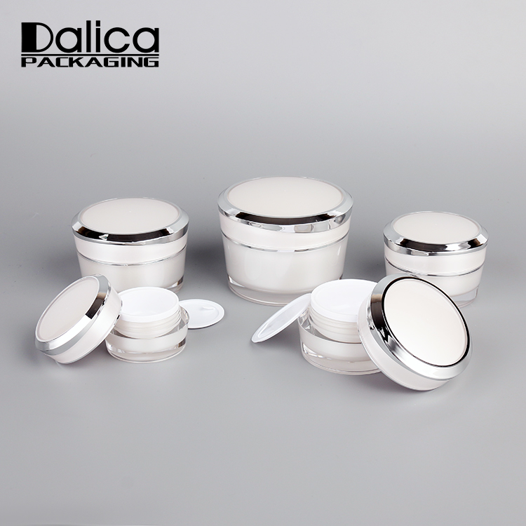 Wholesale High-end Acrylic Cosmetic Jar for Skin care 5g/10g/15g/30g/50g/100g