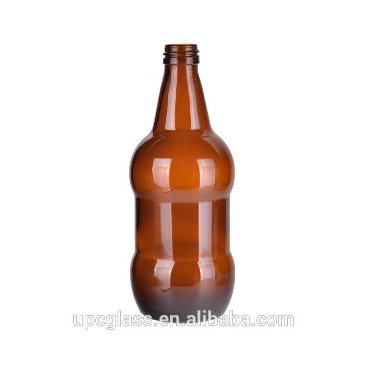 Wholesale Home Brewing Amber Kombucha Beer Glass Bottles with Airtight Easy Wire Swing Top Caps