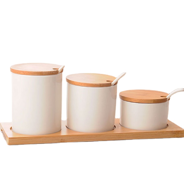 Wholesale Hot Quality Creative spice  jar simple sugar jar salt jar For Home Daily Usage