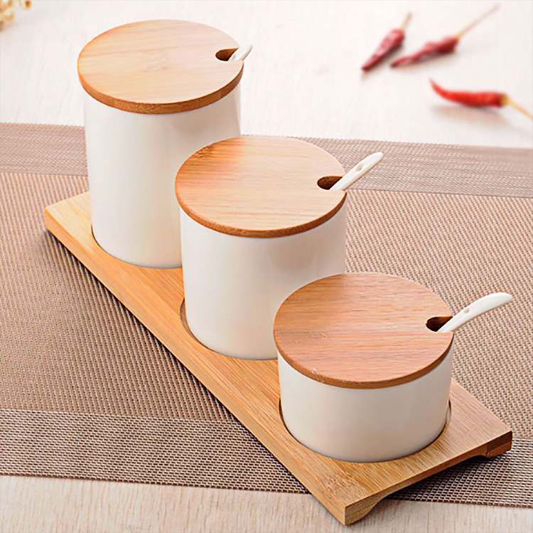 Wholesale Hot Quality Creative spice jar simple sugar jar salt jar For Home Daily Usage
