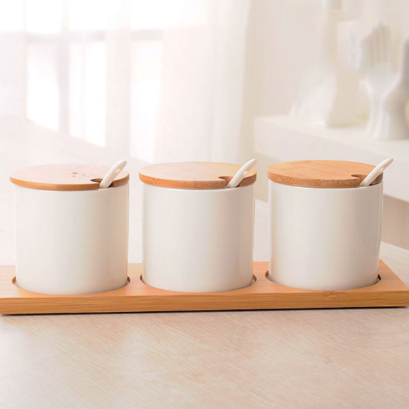 Wholesale Hot Quality Creative spice jar simple sugar jar salt jar For Home Daily Usage