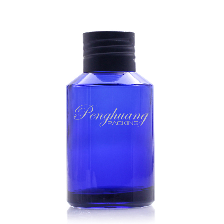 Wholesale Hot Selling Cobalt Blue 15ml 30ml 60ml 100ml 125ml 200ml Lotion Bottle 15g 30g 50g Cream Jar