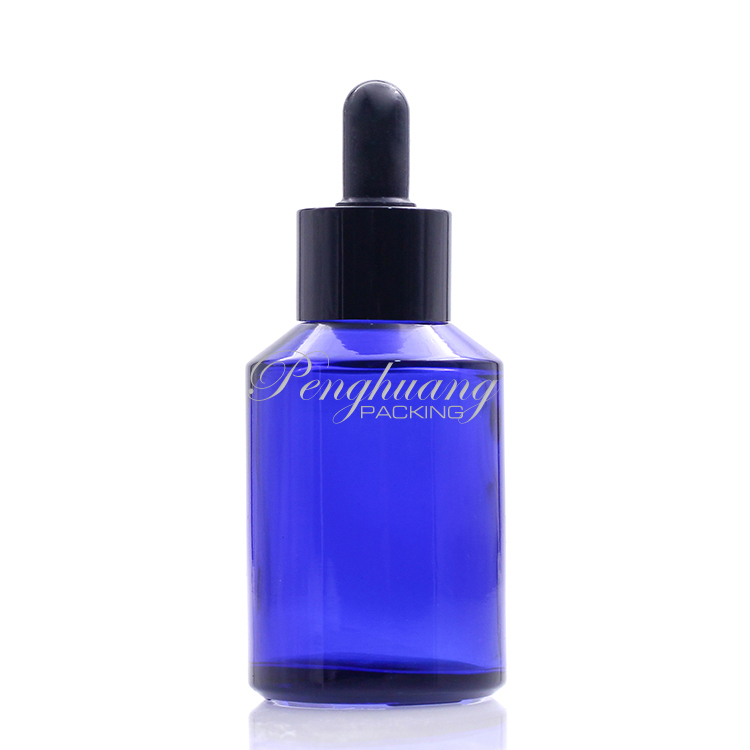 Wholesale Hot Selling Cobalt Blue 15ml 30ml 60ml 100ml 125ml 200ml Lotion Bottle 15g 30g 50g Cream Jar