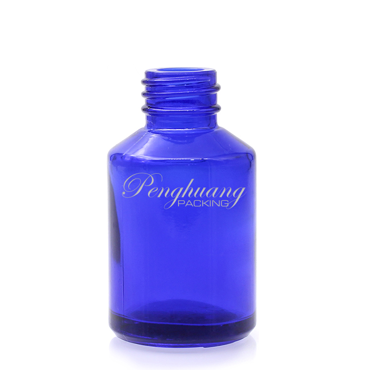 Wholesale Hot Selling Cobalt Blue 15ml 30ml 60ml 100ml 125ml 200ml Lotion Bottle 15g 30g 50g Cream Jar