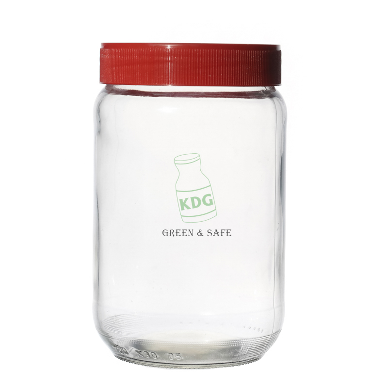 Wholesale Kitchen Glassware 220ml 385ml 720ml Cheap Clear Round Glass Jars in Bulk