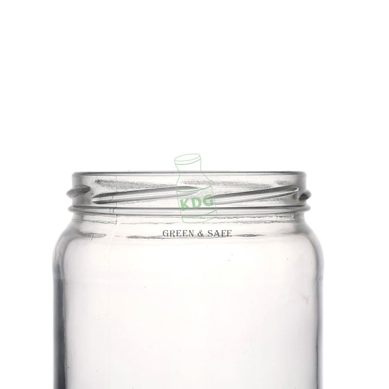 Wholesale Kitchen Glassware 220ml 385ml 720ml Cheap Clear Round Glass Jars in Bulk