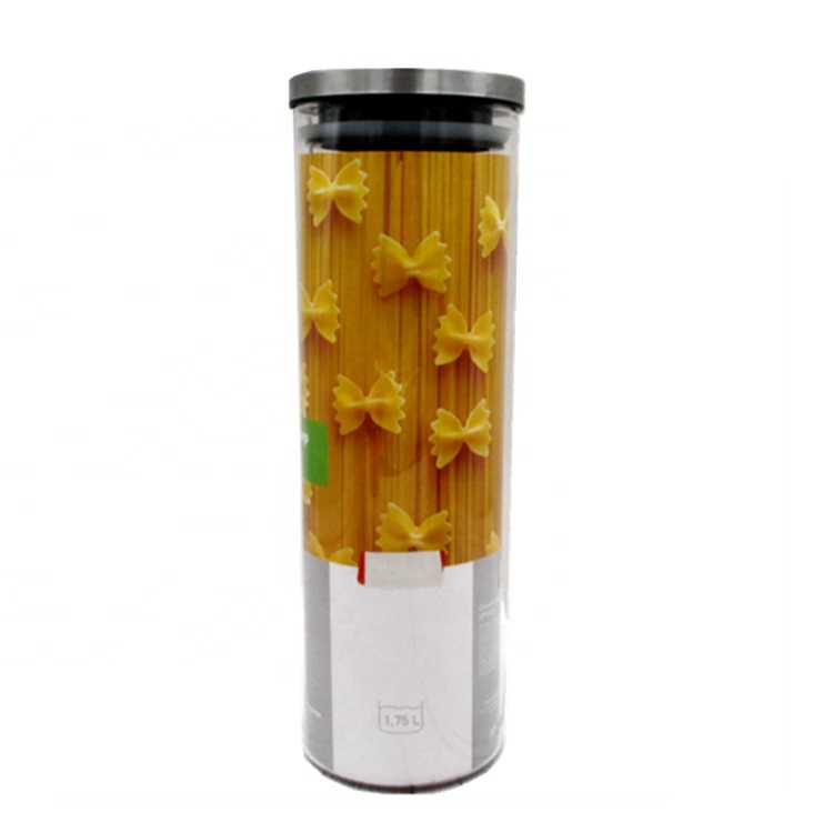 Wholesale Kitchen High Borosilicate Glass Jars Canisters for Food Storage