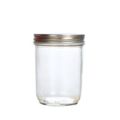 Wholesale Lead-Free Caviar Glass Bottle Mini Glass Jam Bottle Chili Sauce Bottle With Lid