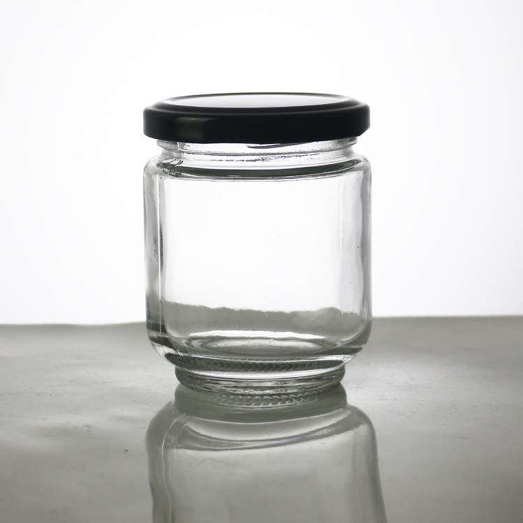 Wholesale Lead Transparent Fruit Canned Bottle Chili Sauce Bottle Bird's Nest Without Glass Bottle