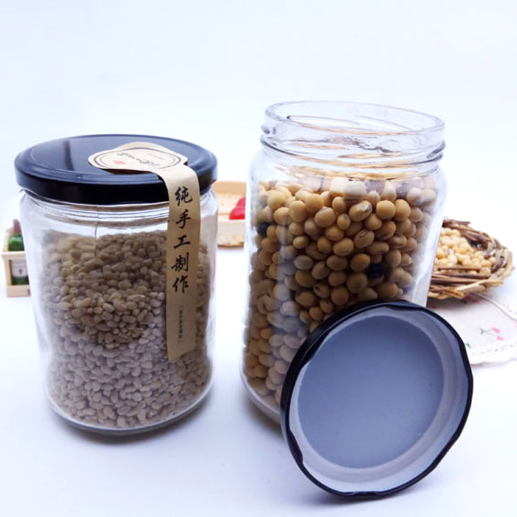 Wholesale Lead Transparent Fruit Canned Bottle Chili Sauce Bottle Bird's Nest Without Glass Bottle