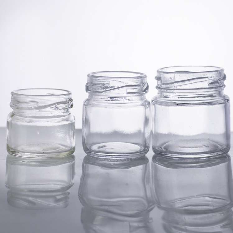 Wholesale Lead Transparent Fruit Canned Bottle Chili Sauce Bottle Bird's Nest Without Glass Bottle