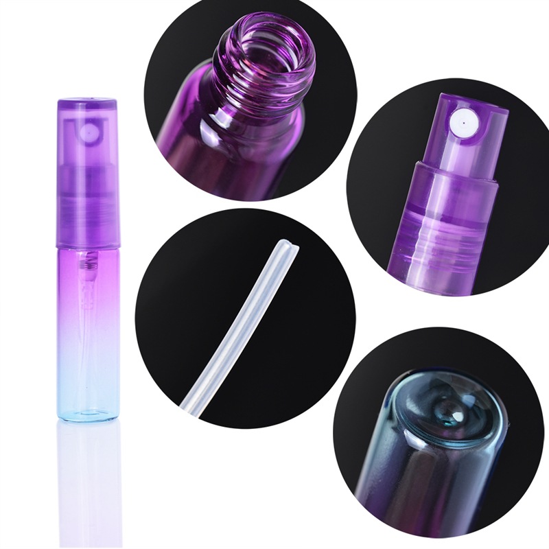 Wholesale Low MOQ 5ml 8ml mini perfume tester sample Empty Atomizer spray bottle Glass Perfume Bottle