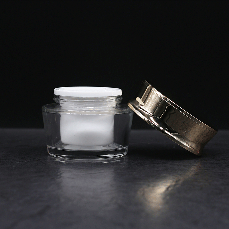 Wholesale Luxury 30g 50g 100g 110g Cosmetic Packaging White UV Skincare Facemask Cream Jars