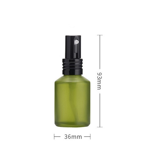 Wholesale Luxury 30ml 60ml 100ml 4oz Frosted green Perfume Glass Bottle Turkey with Spray