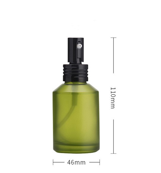 Wholesale Luxury 30ml 60ml 100ml 4oz Frosted green Perfume Glass Bottle Turkey with Spray