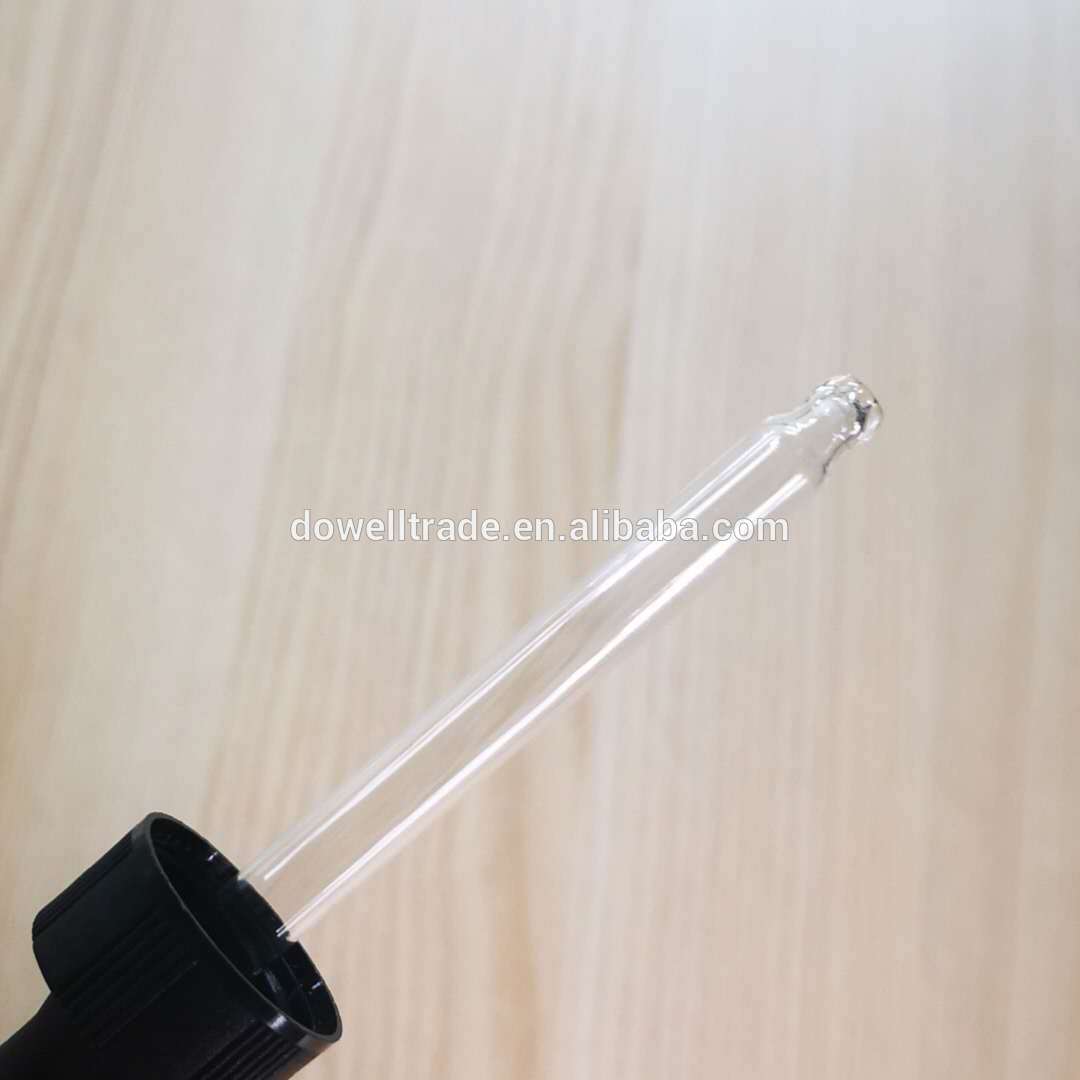 Wholesale Luxury Cosmetic Oil Glass Syrup Bottle Amber Bottle Dropper With Dropper