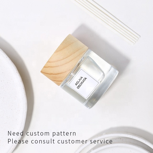 Wholesale Luxury Diffuser Cap Cover Container Supplies Empty Glass Reed Diffuser Bottles