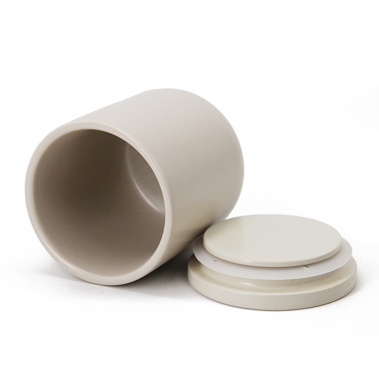 Wholesale Luxury Round Vintage Container Brown Amber Glass Empty Candle Jars With Metal Lid