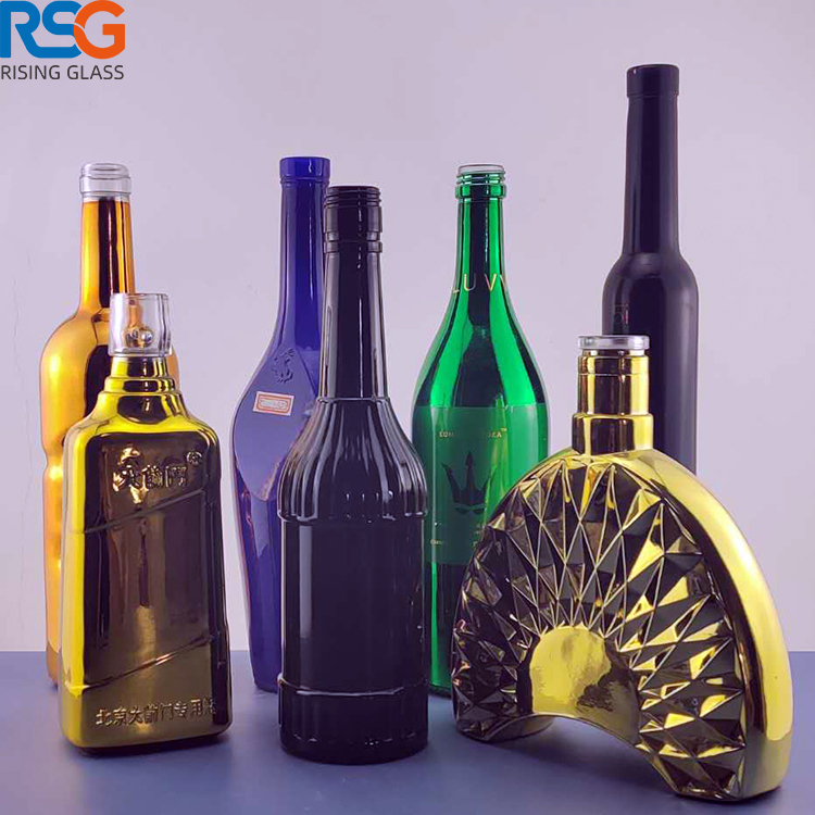 Wholesale Luxury Wine honey glass vodka whiskey spirit perfume Glass bottle 100ml