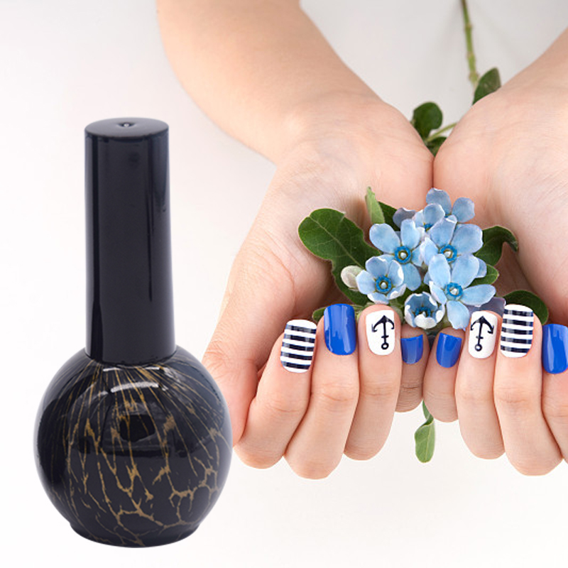 Wholesale Manufacture Price 7Ml 10Ml Nail Polish Bottle Bottom Sticker Printer Clear Top