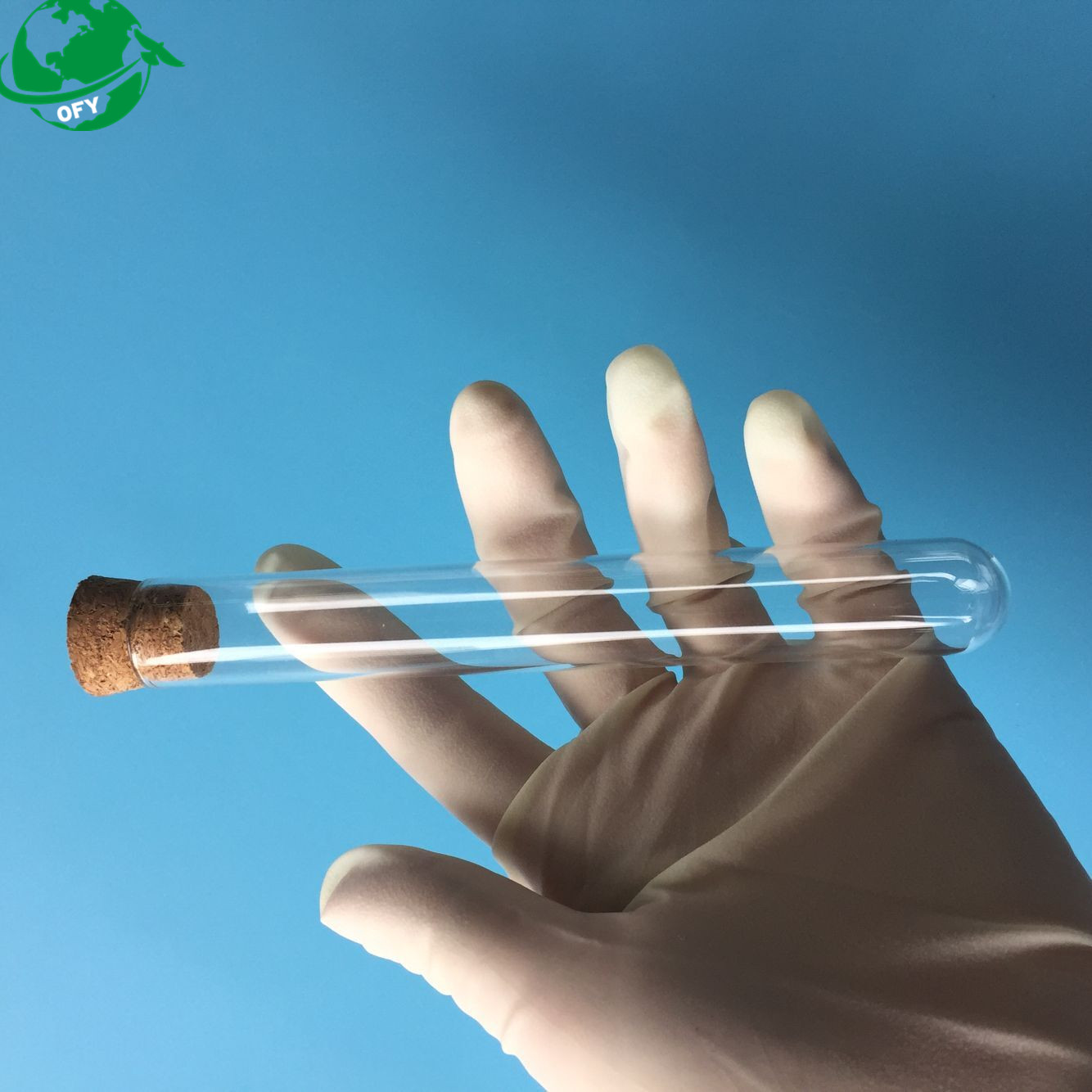 Wholesale Manufacturer oem glass cigar tubes with cork cap