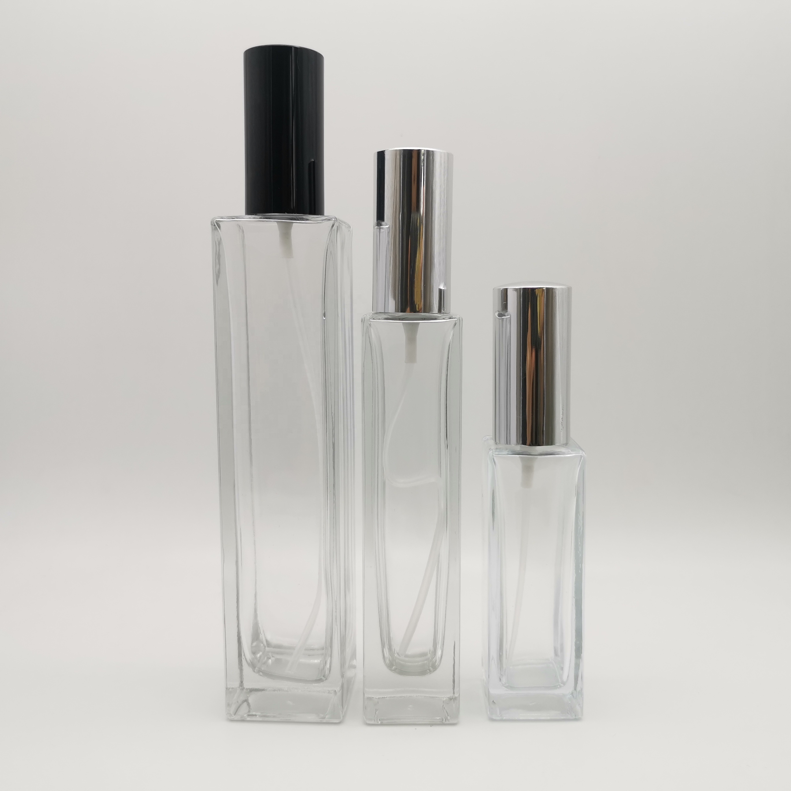 Wholesale Manufacturers High quality Custom Glass Spray Empty Perfume Bottles With PUMP SPRAYER