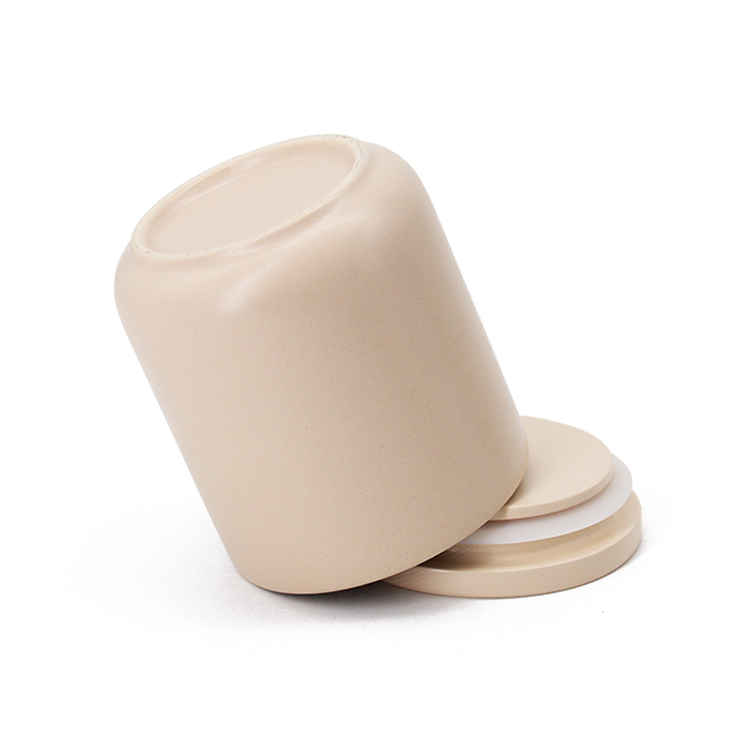 Wholesale Matte Black Candle Jars Glass Frosted Glass Candle Jar With Lid