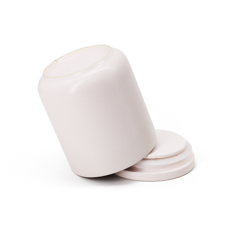 Wholesale Matte Black Candle Jars Glass Frosted Glass Candle Jar With Lid