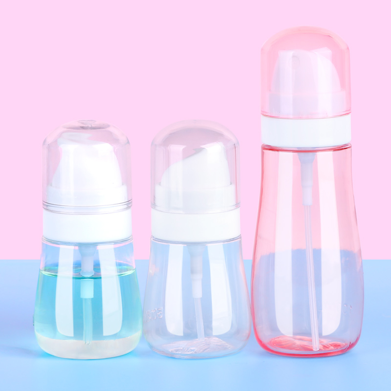 Wholesale Mini Eco Friendly Round Custom Empty 50Ml Hand Sanitizer Spray Plastic Bottles Pump Bottle Sprayers