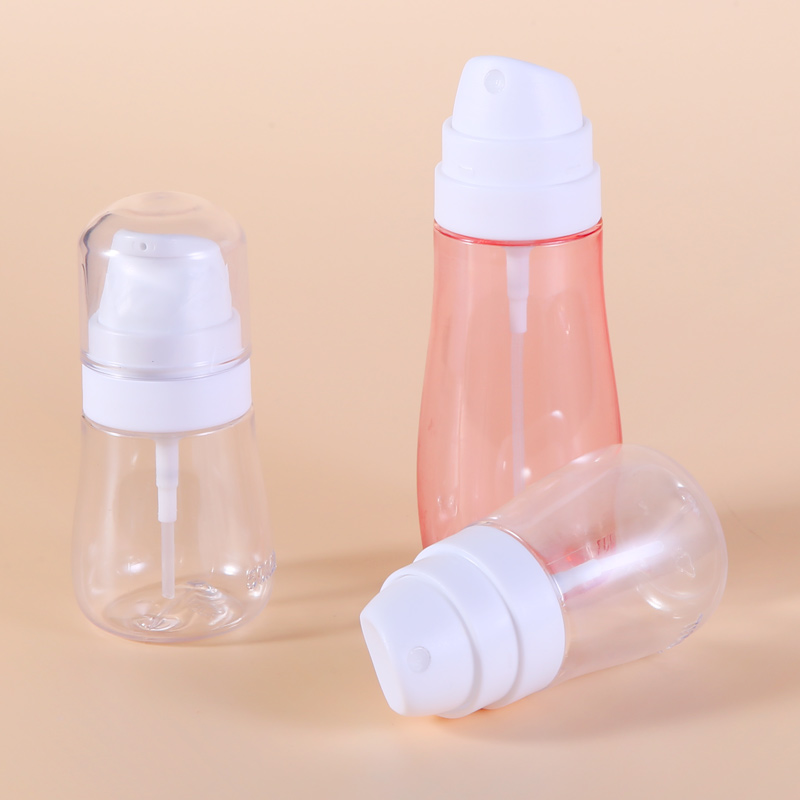 Wholesale Mini Eco Friendly Round Custom Empty 50Ml Hand Sanitizer Spray Plastic Bottles Pump Bottle Sprayers