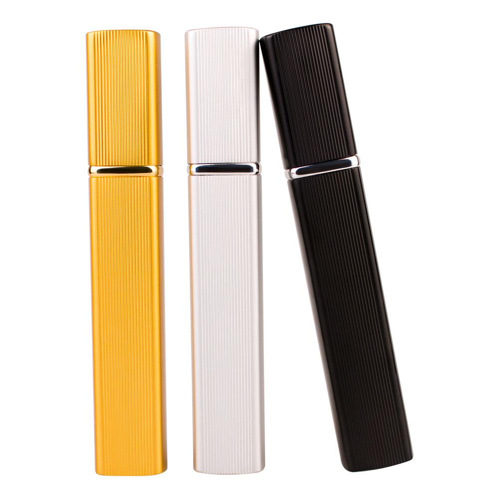 Wholesale Mini Luxury Glass Refillable Vertical Wire Plastic Aluminum 2oz 6Ml 10Ml 30 Ml 50Ml Perfume Square Spray Bottle