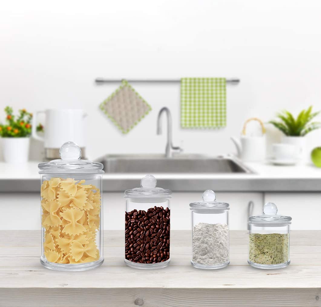 Wholesale Mini Turkish Tea Clear Glass Candy Candle Jar With Lid