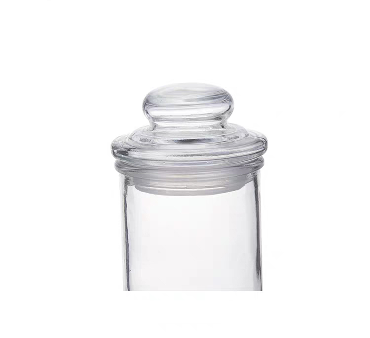 Wholesale Mini Turkish Tea Clear Glass Candy Candle Jar With Lid