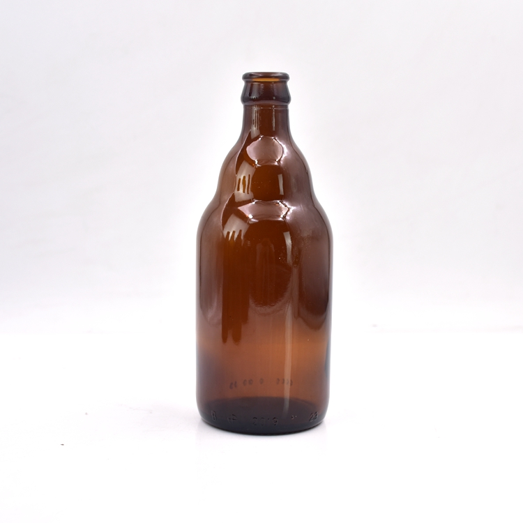 Wholesale Most popular clear drink 250ml 330ml transparent glass beer bottle