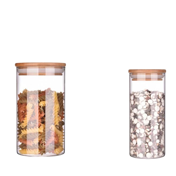 Wholesale Multi-Purpose High Borosilicate Kitchen Glasses Luxury Glass Cosmetic Jar Glass Jars For Storage